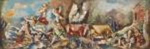 L'enlevement D'europe by Charles Georges Dufresne