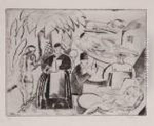 Une Escale Au Bresil by Charles Georges Dufresne