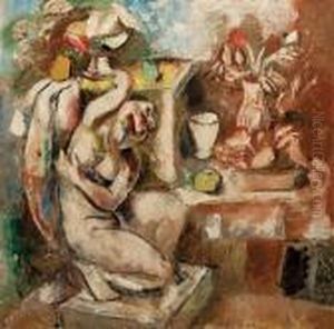 Carytide A La Nature Morte by Charles Georges Dufresne