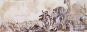 La Caravane by Charles Georges Dufresne