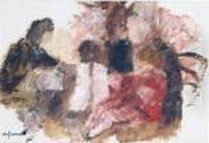Alexandrine Et Les Enfants by Charles Georges Dufresne