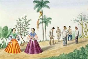 Filipinos Playing Football by Jose Honorato Lozano