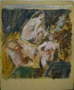 Trois Baigneuses, Circa 1936 by Charles Georges Dufresne