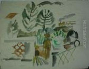 La Terrasse by Charles Georges Dufresne