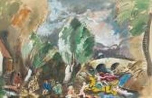 "l'enlevement D'europe". by Charles Georges Dufresne