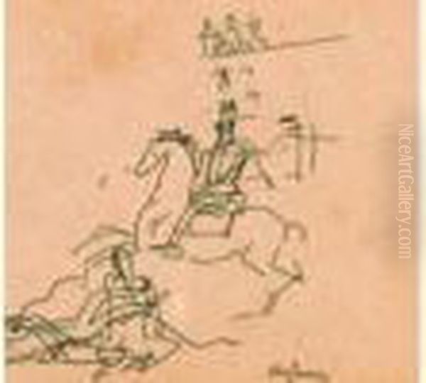 Personnages A Cheval - view 1