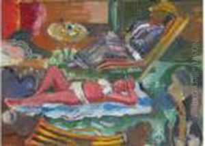 La Sieste by Charles Georges Dufresne