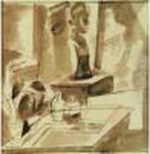 Dans L'atelier by Charles Georges Dufresne