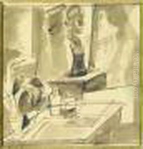 Interieur by Charles Georges Dufresne