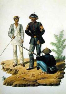 Officers of the Civil Guard by Jose Honorato Lozano