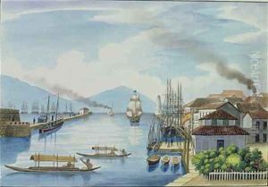 Mouth of the Passig River by Jose Honorato Lozano