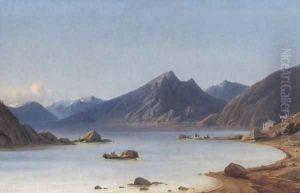 Fishing on a Fjord by Georg Emil Libert
