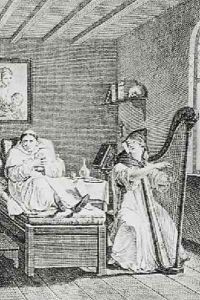 While she Sang Ambrosio Listened with Delight by Louis Lafitte