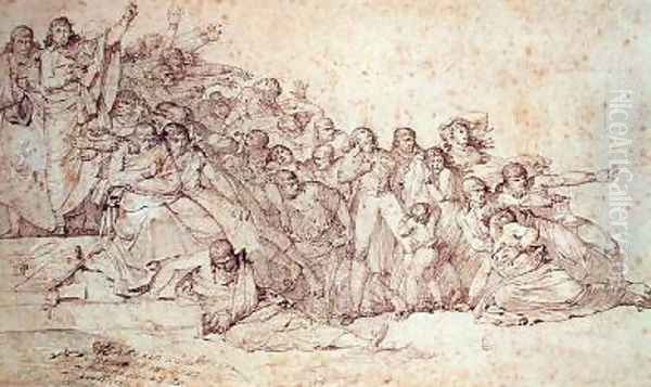 Massacre of the Patriots at the Champ de Mars - view 1