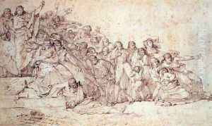 Massacre of the Patriots at the Champ de Mars by Louis Lafitte