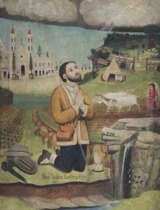 San Isidro Labrador by Geronimo de Leon
