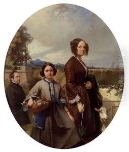 La Famille Havin by Eugene Lepoittevin