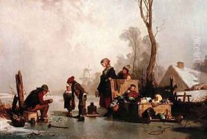 An Afternoons Catch by Eugene Lepoittevin