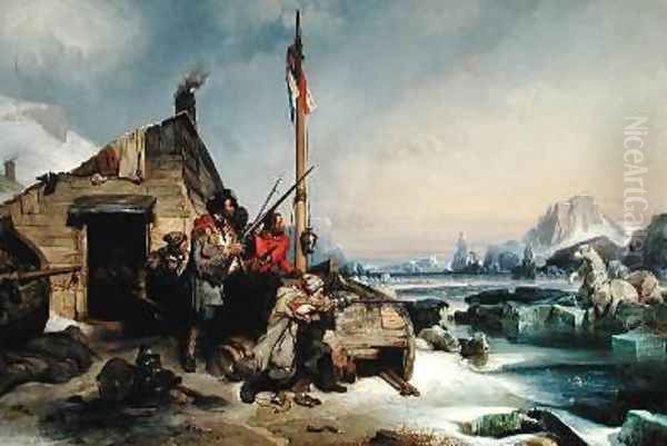 Wintering of a Team of Dutch Sailors on the Eastern Coast of Novaya Zemlya - view 1