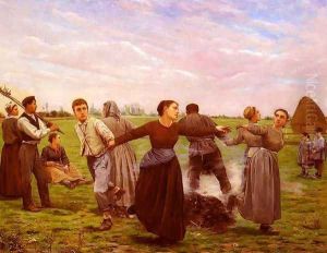 Feu De Fanes (Harvest Fire) by Henri Lepind
