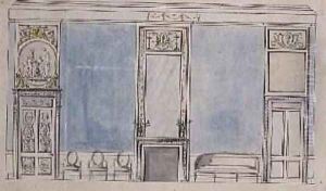 Design for a room by John Linnell