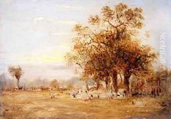 Sheep Grazing 1835 - view 1