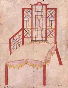 Design for Chinoiserie chair 1753 Design for Chinoiserie chair 1753