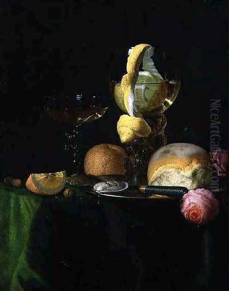 Still-Life with a Peeled Lemon in a Roemer - view 1