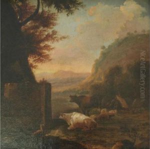 Pastoral Scene With Cattle And Sheep Pastoral Scene With Cattle And Sheep