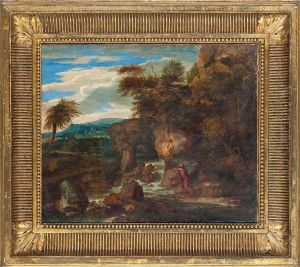 Saint Jerome In The Wilderness by Gaspard Dughet