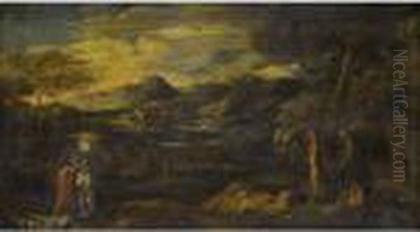 Arcadian Landscape With The Baptism Of Christ - view 1