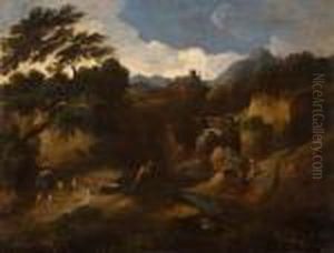 Veduta Fantastica Di Paesaggio Laziale