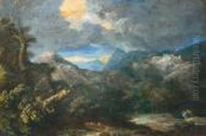 Paysage Italianisant Sous Un Ciel D""""orage Paysage Italianisant Sous Un Ciel D""""orage