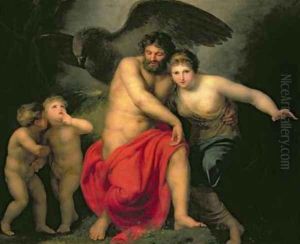Zeus and Hera on Mount Ida by Andreas or Andries Lens