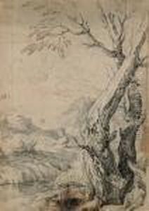 A Landscape With A Man