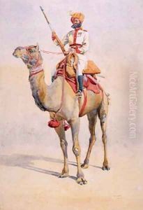 Sowar of the Bikanir Camel Corps by Alfred Crowdy Lovett