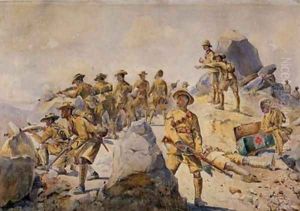 Soldiers of the 4th Gurka Rifles by Alfred Crowdy Lovett