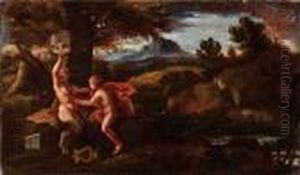 Apollo E Marsia by Gaspard Dughet