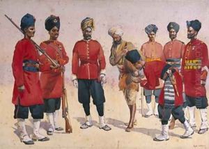 Soldiers of the Rajput Regiment Soldiers of the Rajput Regiment