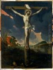Le Christ En Croix Avec Saint Longin