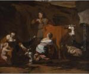 A Herdsman And Hisfamily