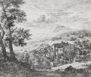 Der Esel Zwischen Zwei Schafen by Karel Dujardin