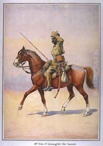 Soldier of the 31st Duke of Connaughts Own Lancer Daffadar Dekhani Mahratta by Alfred Crowdy Lovett