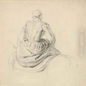 Study Of A Peasant Woman On Horseback Seen Frombehind Study Of A Peasant Woman On Horseback Seen Frombehind