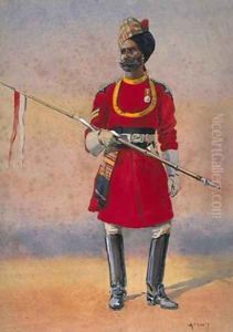 Governors Bodyguard Madras Madrasi Musalman by Alfred Crowdy Lovett