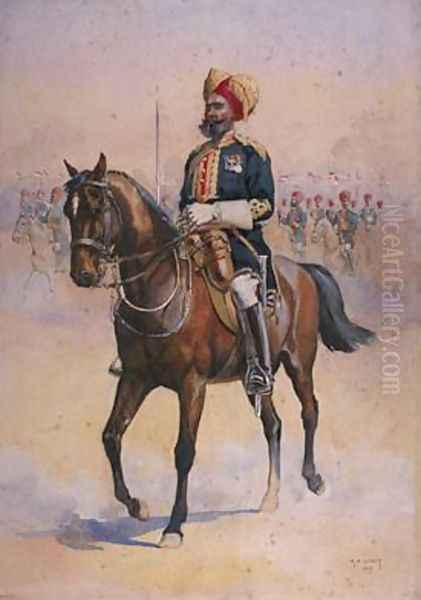 Soldier of the 14th Murrays Jat Lancers Risaldar-Major - view 1