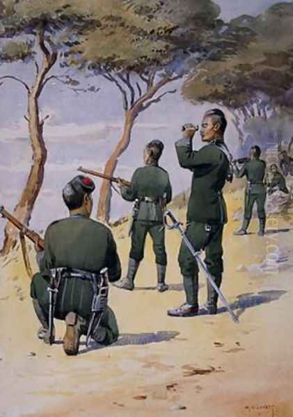 Soldiers of the 6th Gurkha Rifles - view 1