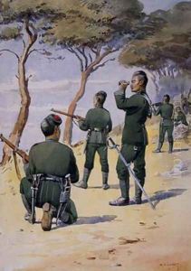 Soldiers of the 6th Gurkha Rifles by Alfred Crowdy Lovett