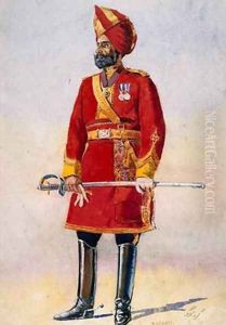 The Commandant of the Bharatpur Infantry by Alfred Crowdy Lovett