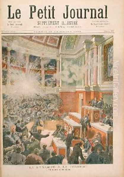 Dynamite Explodes in the Chamber of Deputies - view 1